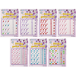 Наклейки-стразы ассорти