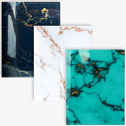 Папка с зажимом и карманом А4  Marble