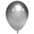 Шар воздушный 12" Хром серебряный Silver  50шт/уп