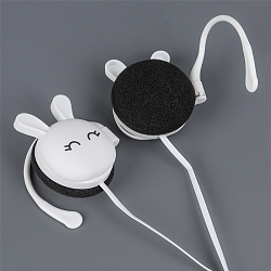 Наушники "Зайки" накладные проводные с микрофоном белые