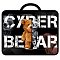 Папка детская с ручками А4 пласт. с рисунком на молнии CYBER BEAR