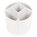 Органайзер настольный пластиковый вращающийся 5 отделений белый