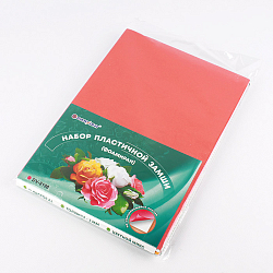 Набор пластичной замши на самоклеящейся основе А4 10цв 10л