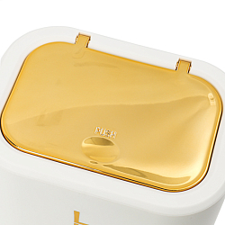 Ёмкость для мусора настольная белая