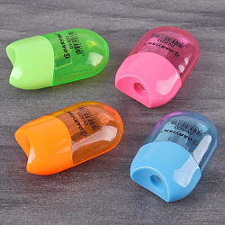 Точилка пласт. "Darvish" ассорти с контейнером