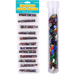 Декоративные фигурные звездочки ассорти 12шт (набор)