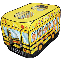 Палатка игровая детская "Школьный автобус" + 50 шаров. Игрушка