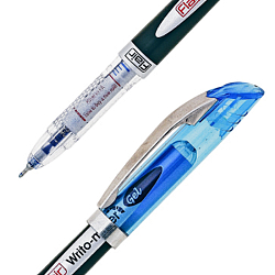 Ручка гелевая синяя WRITO-METER пластик, 0,5мм, блистер