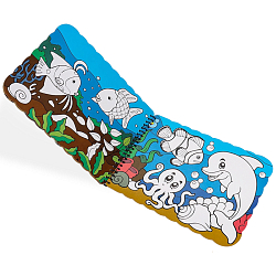 Раскраска многоразовая "Подводный мир" + 8 цв. маркеров