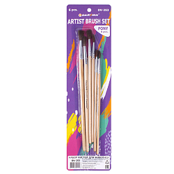 Кисти набор  6шт/уп "Darvish" (пони №1,2,3,4,5,6)