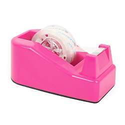 Диспенсер для клейкой ленты (19мм) малиновый