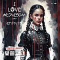 Скетчбук 190х190 мм. 40л. "WEDNESDAY IMAGE" на гребне
