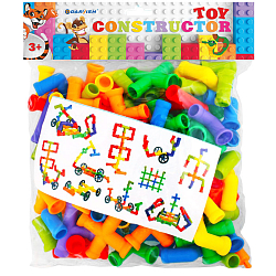 Конструктор детский пластиковый  80 деталей