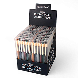 Набор ручек шар.  6шт/уп  автоматических  син. на масляной основе