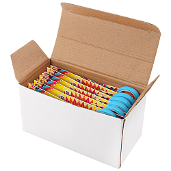 Ножницы 13см детские закругленные лезвия цвет ручек голубой