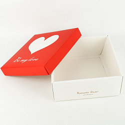 Коробка подарочная 23,5*23,5*9,5 см "Be my love"