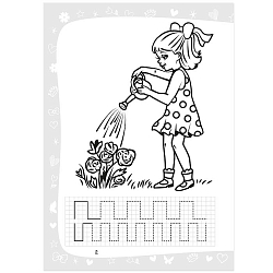 Прописи А4 24л. "Пропись раскраска Мир девчонок"