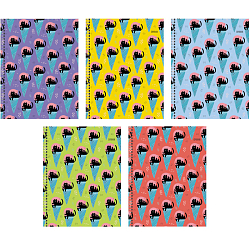 Тетрадь  48л кл. на гребне "Сладкая парочка" обл. мел. картон,