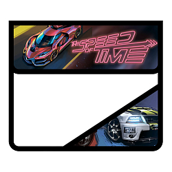 Папка для тетрадей А5 2отд на липучках Auto time