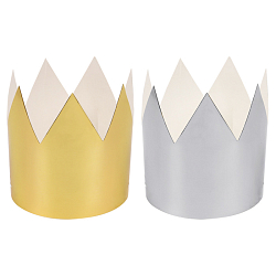 Праздничное украшение "Корона" 8 шт. в наборе ( золото/серебро)
