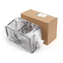 Органайзер магнитный металлический 2 отделения чёрный