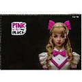 Папка-конверт на молнии А4 180мкм,  Pink&Black