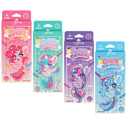 Карандаши 12цв трёхгранный корпус "Забавные пони"