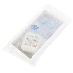 Наушники с чехлом сиреневые