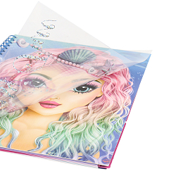 Раскраска с трафаретами на гребне