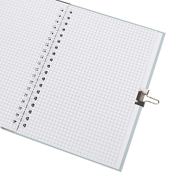 Блокнот 13*18 см 48л на спирали с замком "Девочка в цветах"