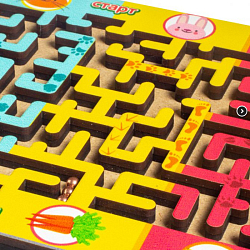 Лабиринт с шариками "Кто, что ест?"