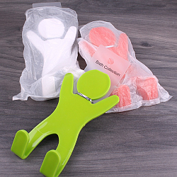 Крючок декоративный навесной на дверь "Человечек" цвет ассорти