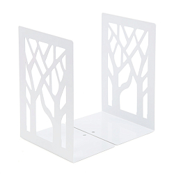 Подставка-ограничитель для книг (2шт в комплекте) металлическая белая