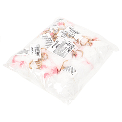 Брелок "Лапка" цвет белый