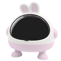 Ёмкость для мусора настольная "Космический зайка"