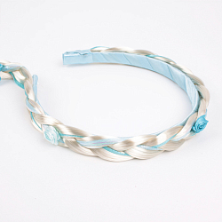 Праздничное украшение ободок "Косичка"