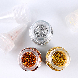 Декоративные блёстки с дозатором 3 цвета 3шт (набор)