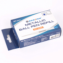 Стержень шар.  98мм синий объем. метал. "Darvish"