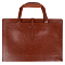 Сумка деловая 2 отделения коричневая