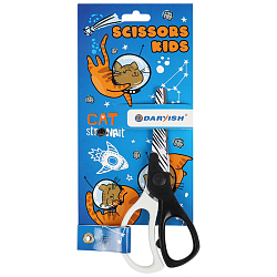 Ножницы 13см "Darvish" закругленные цветные лезвия с европодвесом