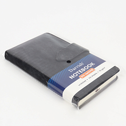 Книжка записная 11*19,3см 140л  в клетку обложка кожзам на магнитной застёжке