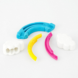 Набор ластиков "Darvish" 3шт/уп  Единорожка ассорти