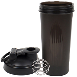 Шейкер 600мл чёрный