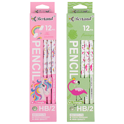 Карандаш ч/г с ластиком