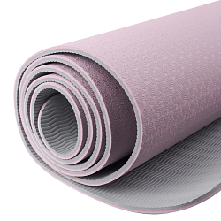 Коврик двухцветный для фитнеса