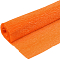 Бумага гофрированная поделочная  50*200см оранжевая (26) "Darvish"
