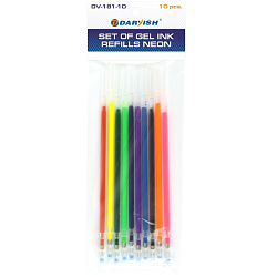 Набор стержней гел. 10цв. "Darvish" неон