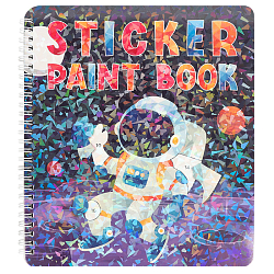 Раскраска с наклейками на гребне "Космос"