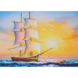 Набор для творчества "Рисование по номерам" 40*50см  Корабль на закате