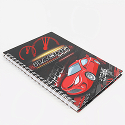 Блокнот 13*18 см 48л на спирали "Racing Sport"